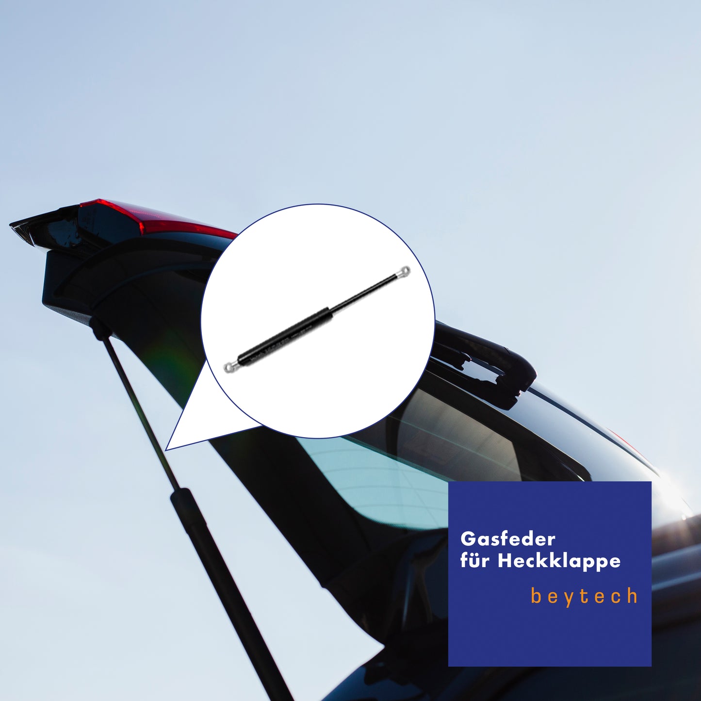 Universal Gasdruckfeder, Gasfeder 200–800 mm, 100–700N, Ösen Endstücke 8/18